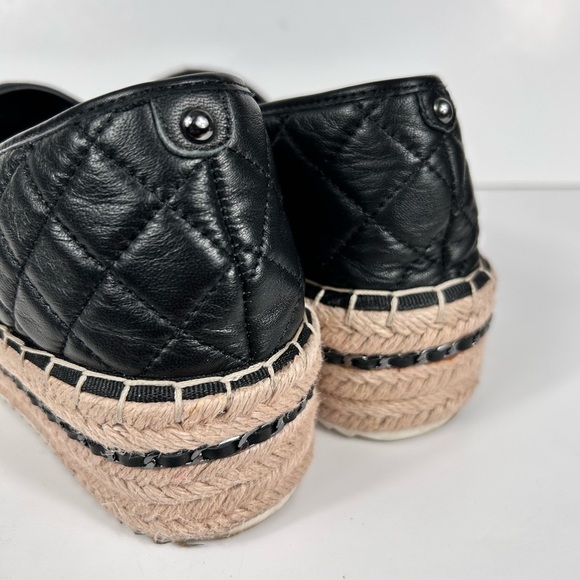 Karl Lagerfeld leather espadrilles, 11, NEW, platform, Elevated Streetwear - Picture 3 of 12